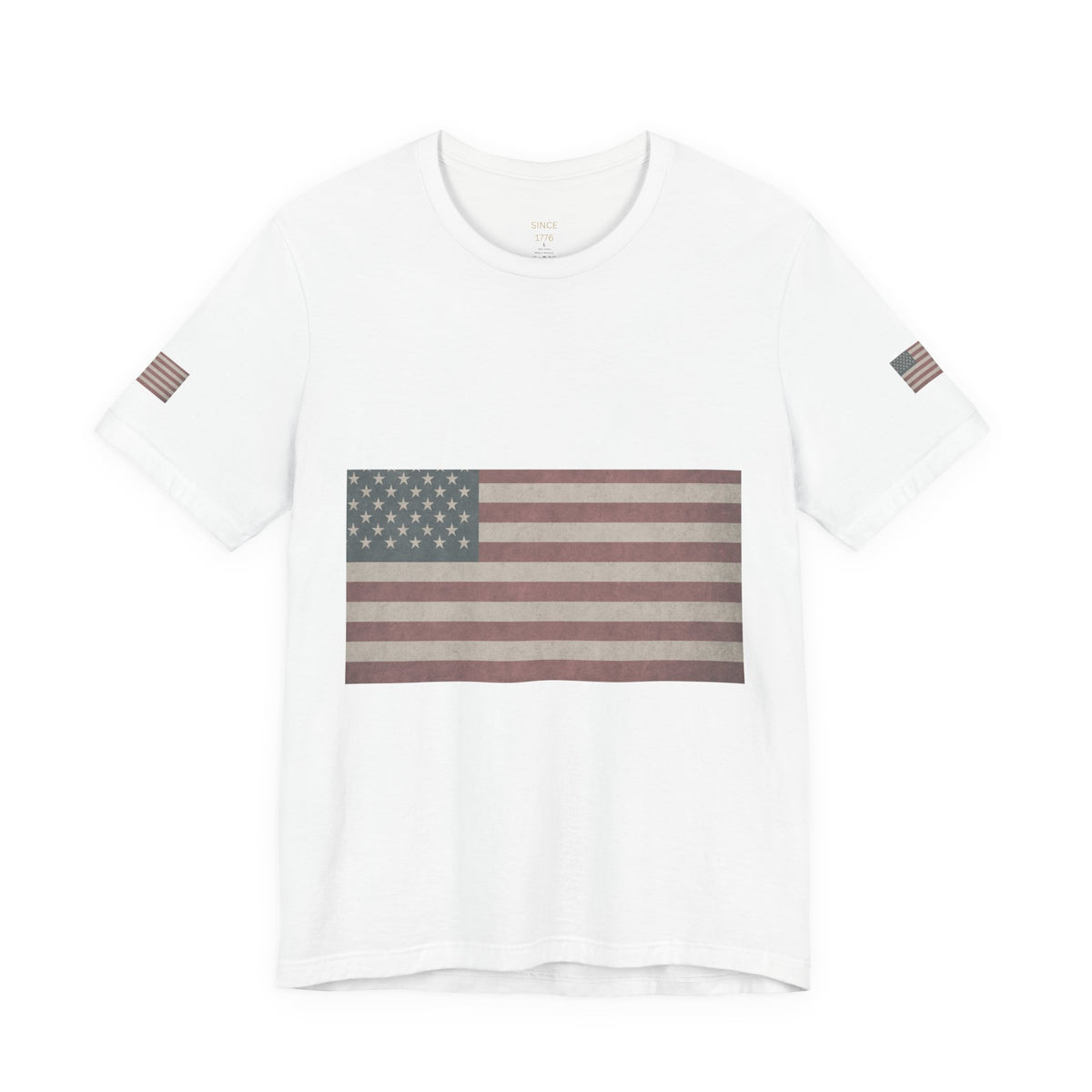 Since 1776 Minimalist Vintage Flag Tee