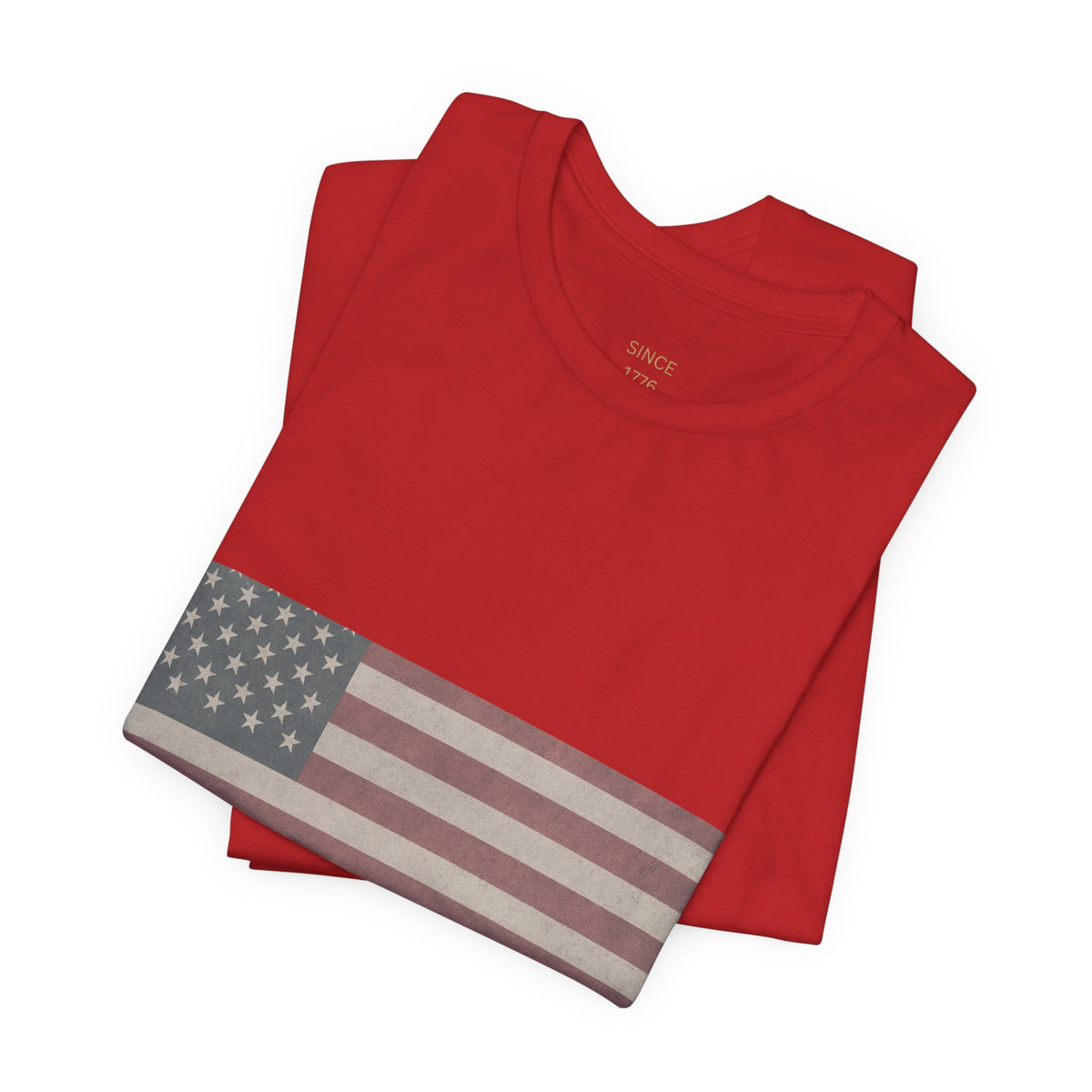 Since 1776 Minimalist Vintage Flag Tee