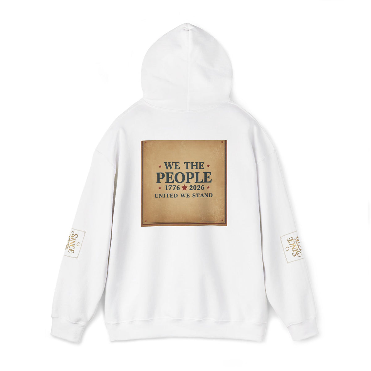 America 250 Hoodie — 'We the People' 1776–2026 Anniversary Patriotic Sweatshirt