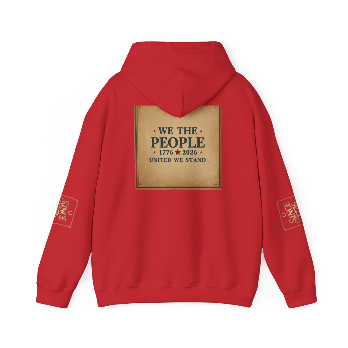 America 250 Hoodie — 'We the People' 1776–2026 Anniversary Patriotic Sweatshirt