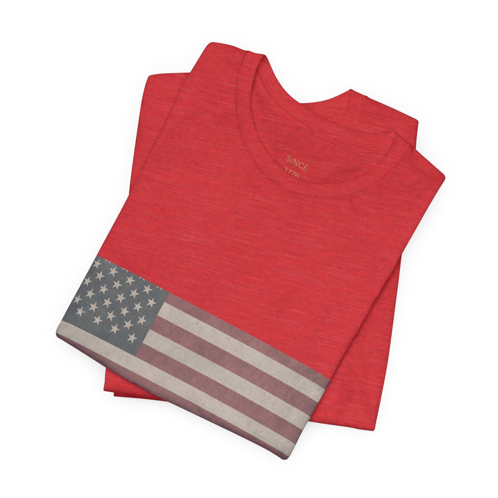 Since 1776 Minimalist Vintage Flag Tee