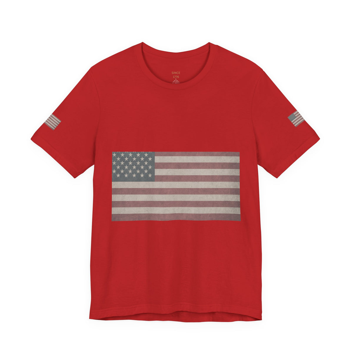 Since 1776 Minimalist Vintage Flag Tee